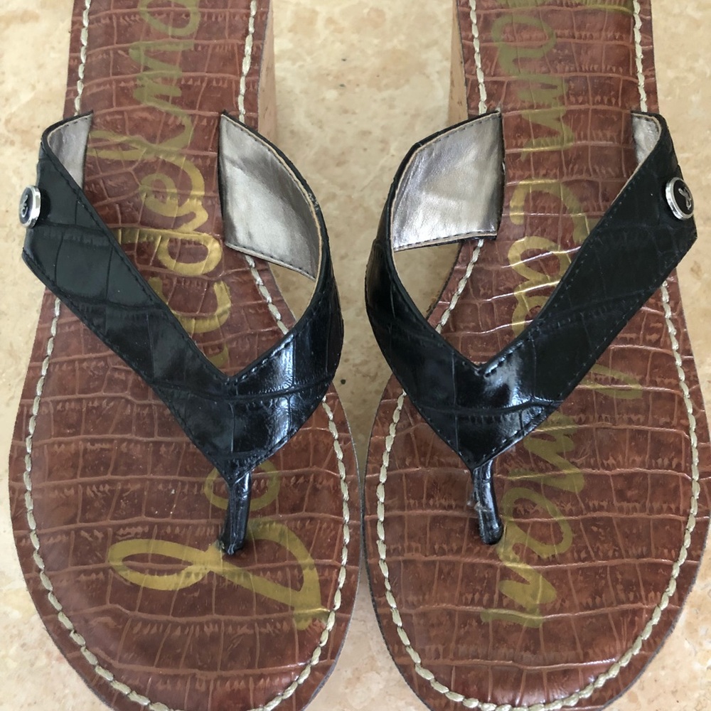 Sam Edelman cork wedges